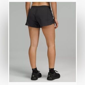 Hotty-hot low-rise lined shorts, 4” Black